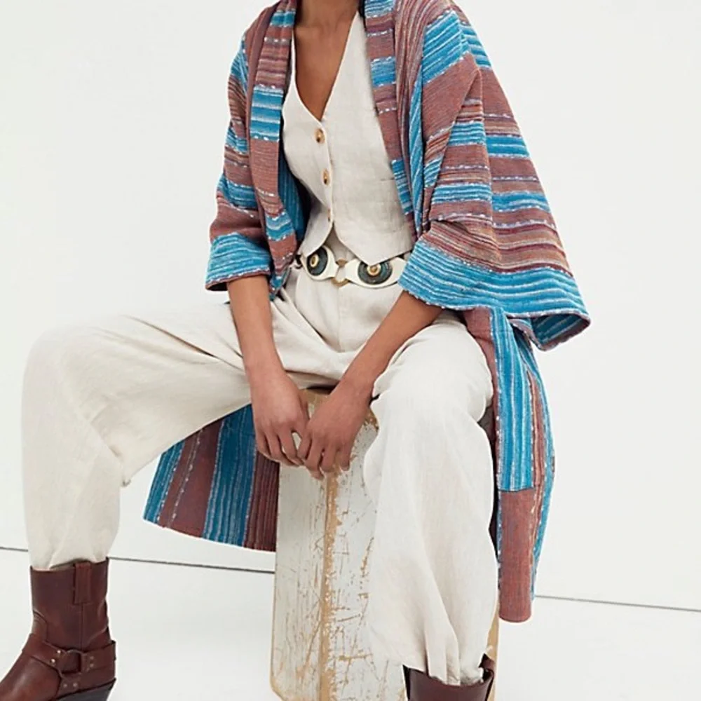 NWT Free People Blue Luna Swing Kimono - Picture 2 of 7